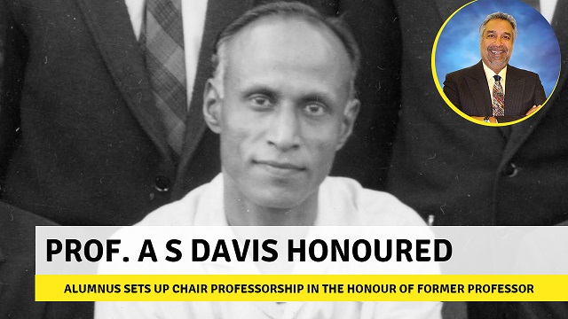 Alumnus Honours Former Faculty