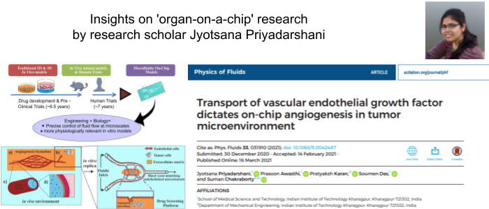 Research scholar Jyotsana Priyadarshani talks about ‘organ-on-a-chip’ research