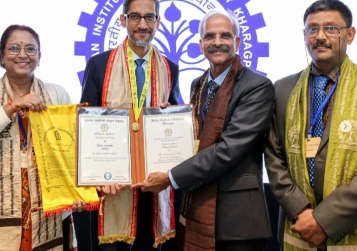 IIT Kharagpur honours Shri Sundar Pichai with DSc Honoris Causa & Mrs. Anjali Pichai with Distinguished Alumnus Award