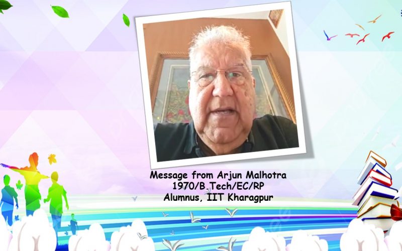 Arjun Malhotra sends heart warming message to welcome the new KGPians of Y2024