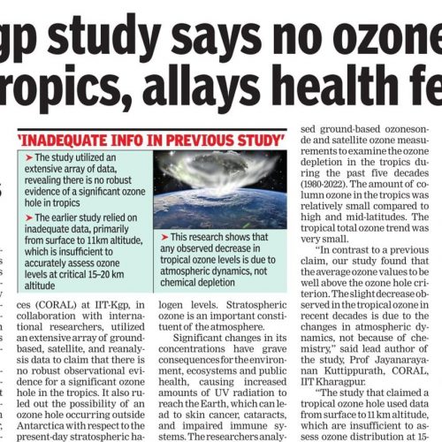 No Severe Ozone Depletion in the Tropics