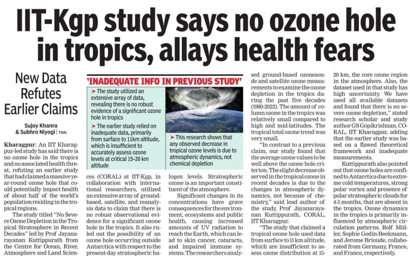 No Severe Ozone Depletion in the Tropics